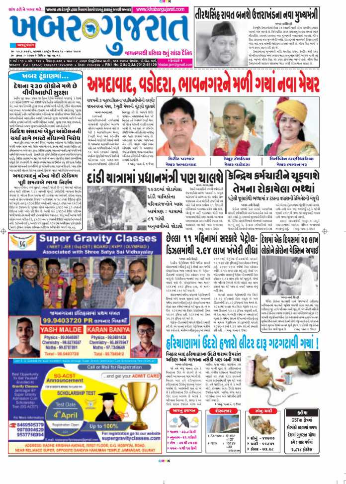 Khabar Gujarat dt.10-03-2021