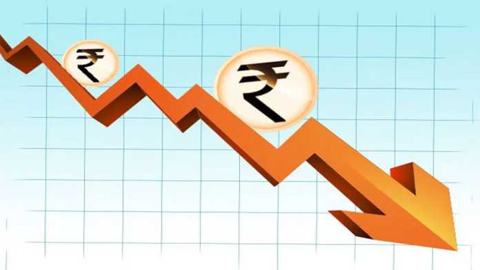 rupees-down-against-dollar