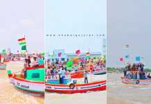 ઇદ-એ-મિલાદ-ઉન-નબી નિમિત્તે અરબી સમુદ્રમાં 100 થી વધુ વહાણમાં ત્રિરંગા અને ઇસ્લામિક ધ્વજનો અદભૂત નઝારો…. – VIDEO